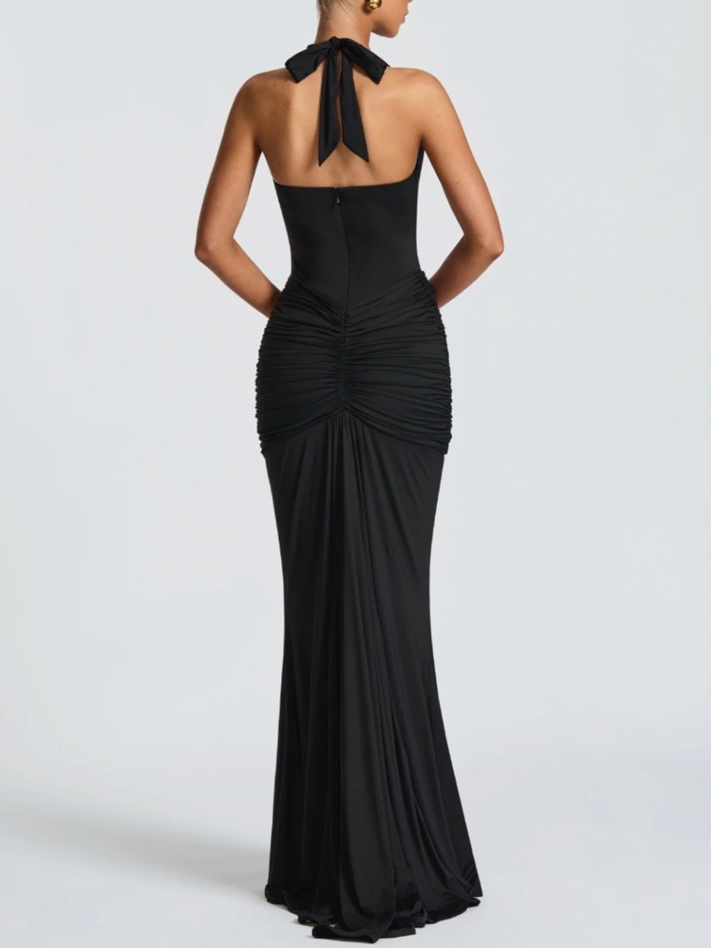 Babyboo Fashion Rosetta Maxi Dress - Black | Size Small - Picture 3 of 5